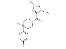 1-[(4-chloro-1-methyl-1H-pyrrol-2-yl)carbonyl]-4-(4-fluorophenyl)piperidin-4-ol