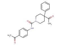 4-acetyl-N-(4-acetylphenyl)-4-phenyl-1-piperidinecarboxamide