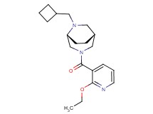 (1R*,5R*)-6-(cyclobutylmethyl)-3-[(2-ethoxypyridin-3-yl)carbonyl]-3,6-diazabicyclo[3.2.2]nonane