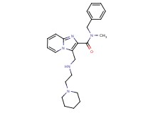 N-benzyl-N-methyl-3-({[2-(1-piperidinyl)ethyl]amino}methyl)imidazo[1,2-a]pyridine-2-carboxamide