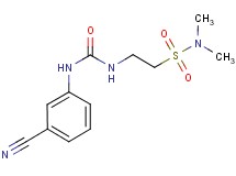 2-({[(3-cyanophenyl)amino]carbonyl}amino)-N,N-dimethylethanesulfonamide