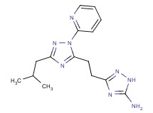 3-[2-(3-isobutyl-1-pyridin-2-yl-1H-1,2,4-triazol-5-yl)ethyl]-1H-1,2,4-triazol-5-amine