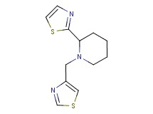 2-(1,3-thiazol-2-yl)-1-(1,3-thiazol-4-ylmethyl)piperidine