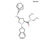 (4S)-4-(2-adamantylamino)-1-(2,3-dihydro-1H-inden-2-yl)-N,N-diethyl-L-prolinamide