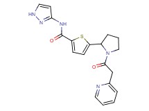 N-1H-pyrazol-3-yl-5-[1-(2-pyridinylacetyl)-2-pyrrolidinyl]-2-thiophenecarboxamide