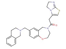 4-(5,6-dihydroimidazo[2,1-b][1,3]thiazol-3-ylacetyl)-7-(3,4-dihydro-2(1H)-isoquinolinylmethyl)-2,3,4,5-tetrahydro-1,4-benzoxazepine