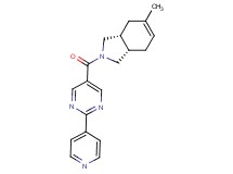 (3aR*,7aS*)-5-methyl-2-{[2-(4-pyridinyl)-5-pyrimidinyl]carbonyl}-2,3,3a,4,7,7a-hexahydro-1H-isoindole