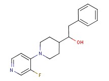 1-[1-(3-fluoro-4-pyridinyl)-4-piperidinyl]-2-phenylethanol