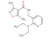 N-{[2-(diethylamino)-3-pyridinyl]methyl}-3,5-dimethyl-4-isoxazolecarboxamide