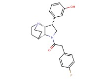 3-{(3R*,3aR*,7aR*)-1-[(4-fluorophenyl)acetyl]octahydro-4,7-ethanopyrrolo[3,2-b]pyridin-3-yl}phenol