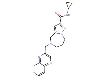 N-cyclopropyl-5-(quinoxalin-2-ylmethyl)-5,6,7,8-tetrahydro-4H-pyrazolo[1,5-a][1,4]diazepine-2-carboxamide