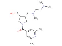 [(3R*,4R*)-4-{[[2-(dimethylamino)ethyl](methyl)amino]methyl}-1-(2,6-dimethylisonicotinoyl)-3-pyrrolidinyl]methanol