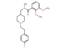 N-({1-[2-(4-fluorophenyl)ethyl]-4-piperidinyl}methyl)-2,3-dimethoxy-N-methylbenzamide