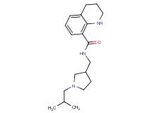N-[(1-isobutylpyrrolidin-3-yl)methyl]-1,2,3,4-tetrahydroquinoline-8-carboxamide