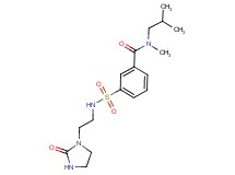 N-isobutyl-N-methyl-3-({[2-(2-oxoimidazolidin-1-yl)ethyl]amino}sulfonyl)benzamide