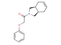 (3aR*,7aS*)-2-(phenoxyacetyl)-2,3,3a,4,7,7a-hexahydro-1H-isoindole