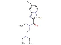 N-[2-(diethylamino)ethyl]-N-ethyl-3-fluoro-7-methylimidazo[1,2-a]pyridine-2-carboxamide