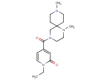 4-[(1,9-dimethyl-1,4,9-triazaspiro[5.5]undec-4-yl)carbonyl]-1-ethylpyridin-2(1H)-one