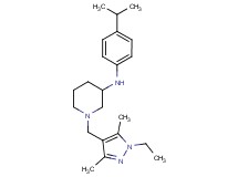 1-[(1-ethyl-3,5-dimethyl-1H-pyrazol-4-yl)methyl]-N-(4-isopropylphenyl)-3-piperidinamine