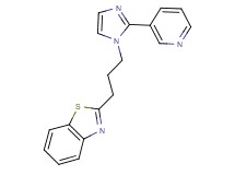 2-[3-(2-pyridin-3-yl-1H-imidazol-1-yl)propyl]-1,3-benzothiazole