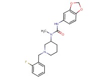 N'-1,3-benzodioxol-5-yl-N-[1-(2-fluorobenzyl)-3-piperidinyl]-N-methylurea