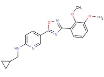 N-(cyclopropylmethyl)-5-[3-(2,3-dimethoxyphenyl)-1,2,4-oxadiazol-5-yl]-2-pyridinamine