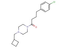 1-[4-(4-chlorophenyl)butanoyl]-4-(cyclobutylmethyl)piperazine