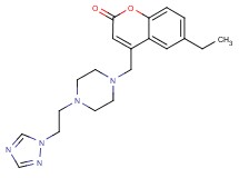 6-ethyl-4-({4-[2-(1H-1,2,4-triazol-1-yl)ethyl]piperazin-1-yl}methyl)-2H-chromen-2-one