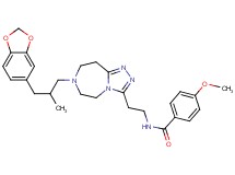 N-(2-{7-[3-(1,3-benzodioxol-5-yl)-2-methylpropyl]-6,7,8,9-tetrahydro-5H-[1,2,4]triazolo[4,3-d][1,4]diazepin-3-yl}ethyl)-4-methoxybenzamide