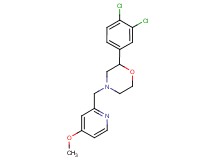 2-(3,4-dichlorophenyl)-4-[(4-methoxypyridin-2-yl)methyl]morpholine