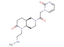rel-(4aS,8aR)-1-[2-(methylamino)ethyl]-6-[(2-oxo-1(2H)-pyrimidinyl)acetyl]octahydro-1,6-naphthyridin-2(1H)-one hydrochloride