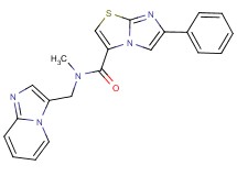 N-(imidazo[1,2-a]pyridin-3-ylmethyl)-N-methyl-6-phenylimidazo[2,1-b][1,3]thiazole-3-carboxamide