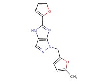 5-(2-furyl)-1-[(5-methyl-2-furyl)methyl]-1,4-dihydroimidazo[4,5-c]pyrazole