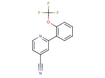 2-[2-(trifluoromethoxy)phenyl]isonicotinonitrile
