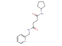 N-cyclopentyl-N'-(pyridin-2-ylmethyl)succinamide