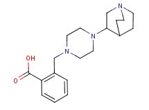 2-{[4-(1-azabicyclo[2.2.2]oct-3-yl)piperazin-1-yl]methyl}benzoic acid