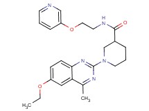 1-(6-ethoxy-4-methyl-2-quinazolinyl)-N-[2-(3-pyridinyloxy)ethyl]-3-piperidinecarboxamide