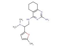 N~4~-[2-(dimethylamino)-2-(5-methyl-2-furyl)ethyl]-5,6,7,8-tetrahydroquinazoline-2,4-diamine