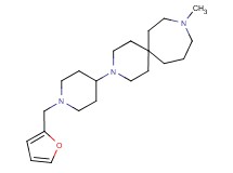 3-[1-(2-furylmethyl)piperidin-4-yl]-9-methyl-3,9-diazaspiro[5.6]dodecane