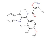 1-(4-methoxy-2,3-dimethylphenyl)-2-[(4-methyl-1,3-oxazol-5-yl)carbonyl]-2,3,4,9-tetrahydro-1H-beta-carboline