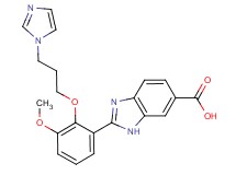 2-{2-[3-(1H-imidazol-1-yl)propoxy]-3-methoxyphenyl}-1H-benzimidazole-6-carboxylic acid