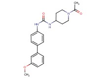 N-(1-acetylpiperidin-4-yl)-N'-(3'-methoxybiphenyl-4-yl)urea
