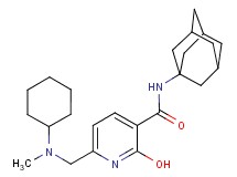 N-1-adamantyl-6-{[cyclohexyl(methyl)amino]methyl}-2-hydroxynicotinamide