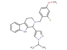 2-(2-fluoro-4-methoxybenzyl)-1-(1-isopropyl-1H-pyrazol-4-yl)-2,3,4,9-tetrahydro-1H-beta-carboline