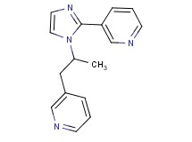 3-[1-(1-methyl-2-pyridin-3-ylethyl)-1H-imidazol-2-yl]pyridine