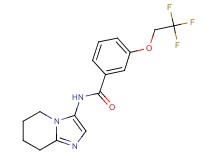 N-(5,6,7,8-tetrahydroimidazo[1,2-a]pyridin-3-yl)-3-(2,2,2-trifluoroethoxy)benzamide