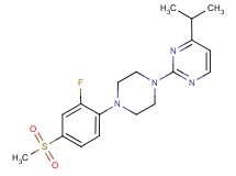 2-{4-[2-fluoro-4-(methylsulfonyl)phenyl]piperazin-1-yl}-4-isopropylpyrimidine