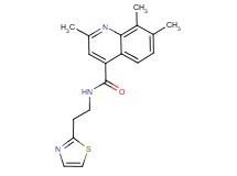 2,7,8-trimethyl-N-[2-(1,3-thiazol-2-yl)ethyl]-4-quinolinecarboxamide