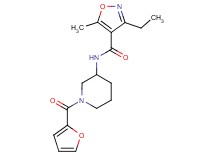 3-ethyl-N-[1-(2-furoyl)piperidin-3-yl]-5-methylisoxazole-4-carboxamide