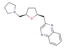 2-{[(2S,5R)-5-(pyrrolidin-1-ylmethyl)tetrahydrofuran-2-yl]methyl}quinoxaline